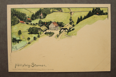 Ansichtskarte Litho AK Höllsteig Sternen 1905-1930 Künstlerkarte